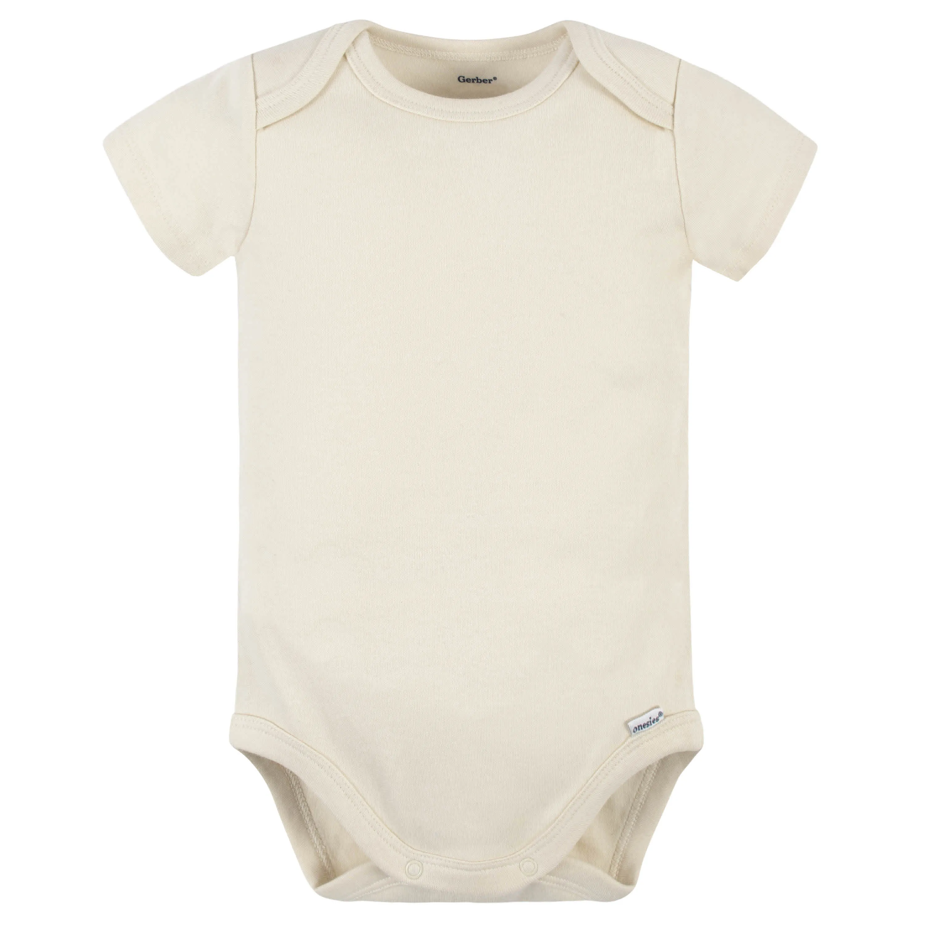 5-Pack Baby Natural Premium Short Sleeve Onesies Bodysuits