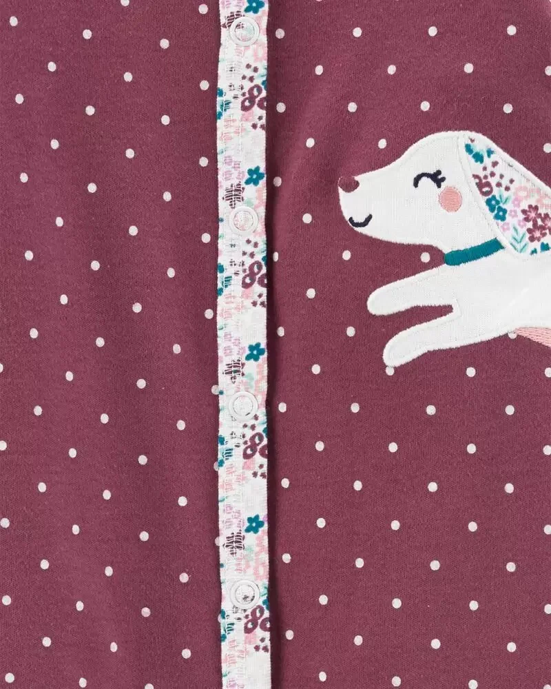 Carter's Dog Snap-Up Cotton Sleep & Play