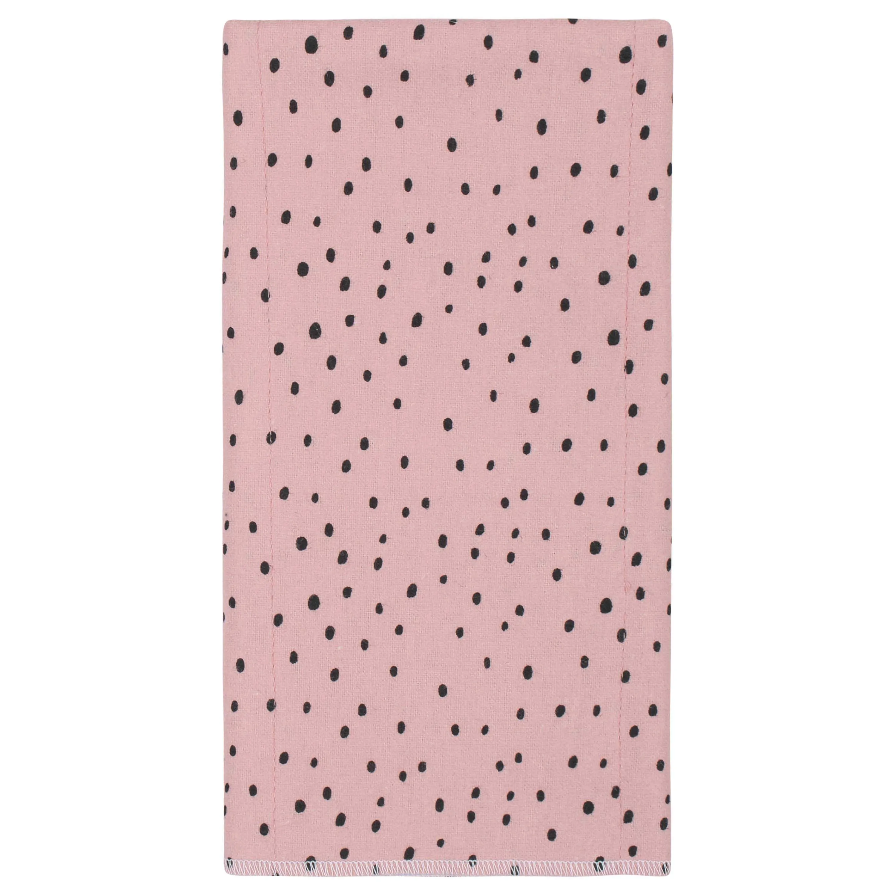 8-Pack Baby Girls Bear Flannel Burp Cloths