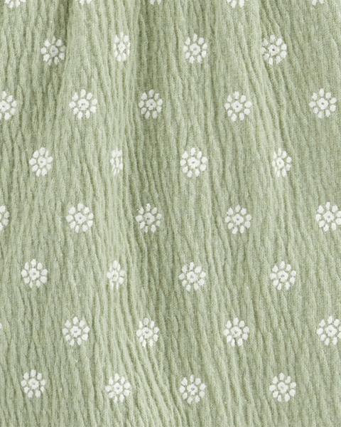 Carter's Baby 2-Piece Crinkle Jersey Jumpsuit & Headwrap Set