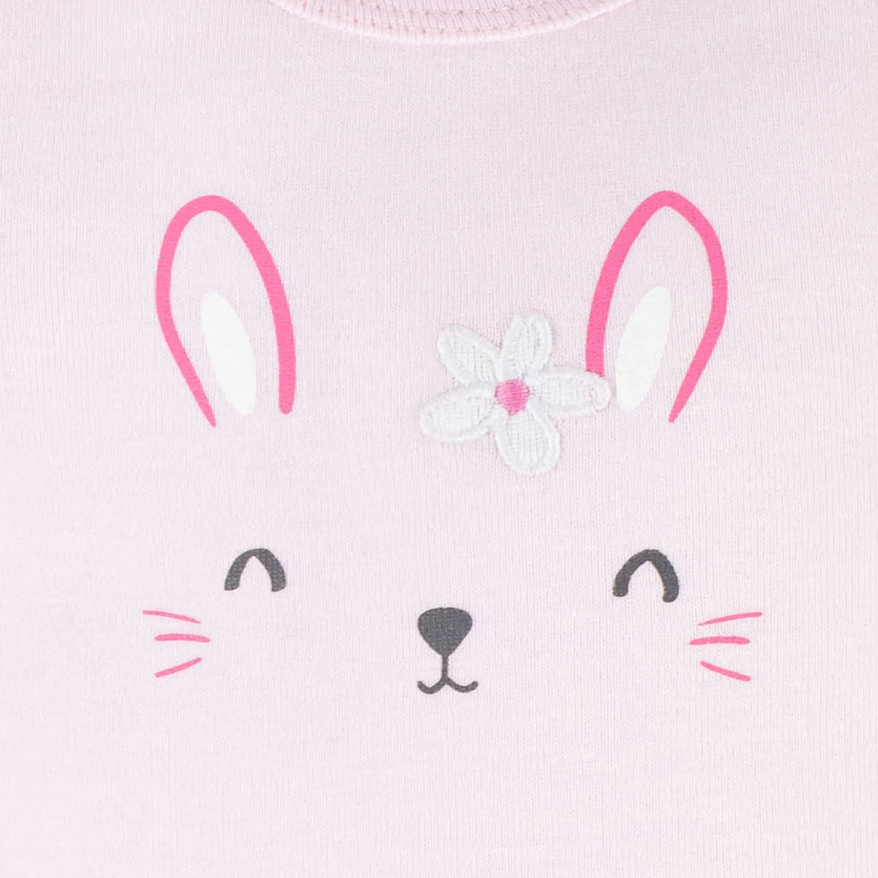 3-Piece Baby Girls Summer Blossom Short Sleeve Onesies Bodysuits & Pants Set