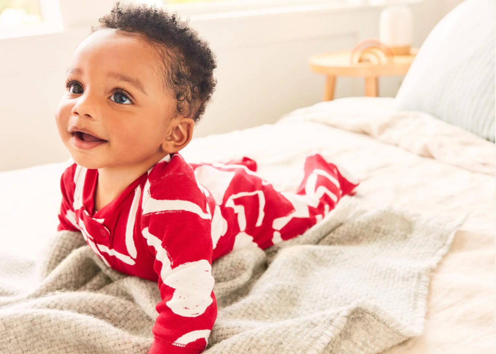 Valentine's Day 2-Way Zip Cotton Sleep and Play