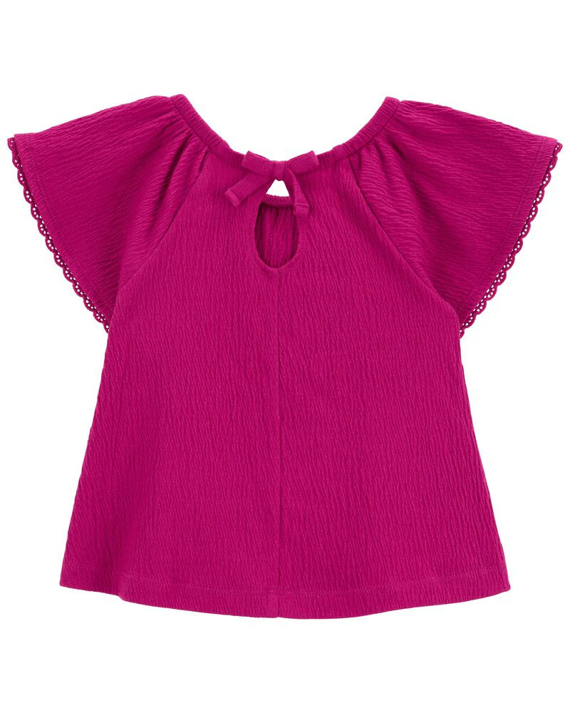 Carter's Toddler Crinkle Jersey Top