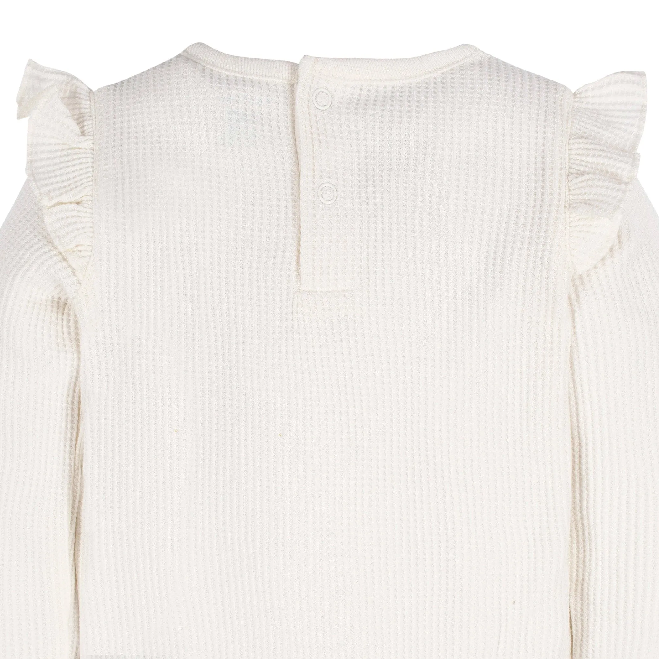 2-Pack Baby Girls Flower Toss Long Sleeve Onesies Bodysuits