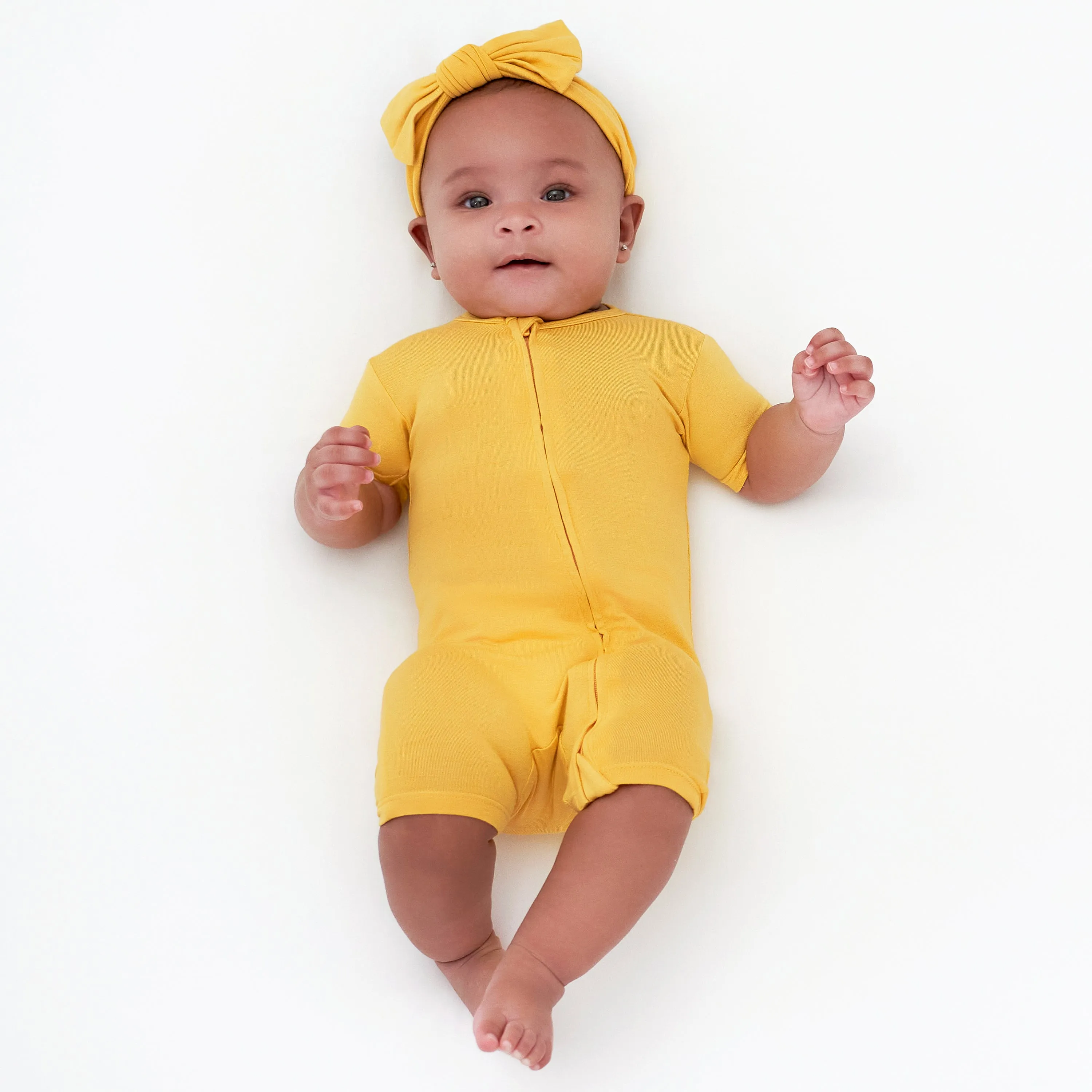 Baby Honey Buttery Soft Viscose Made from Eucalyptus Snug Fit Romper