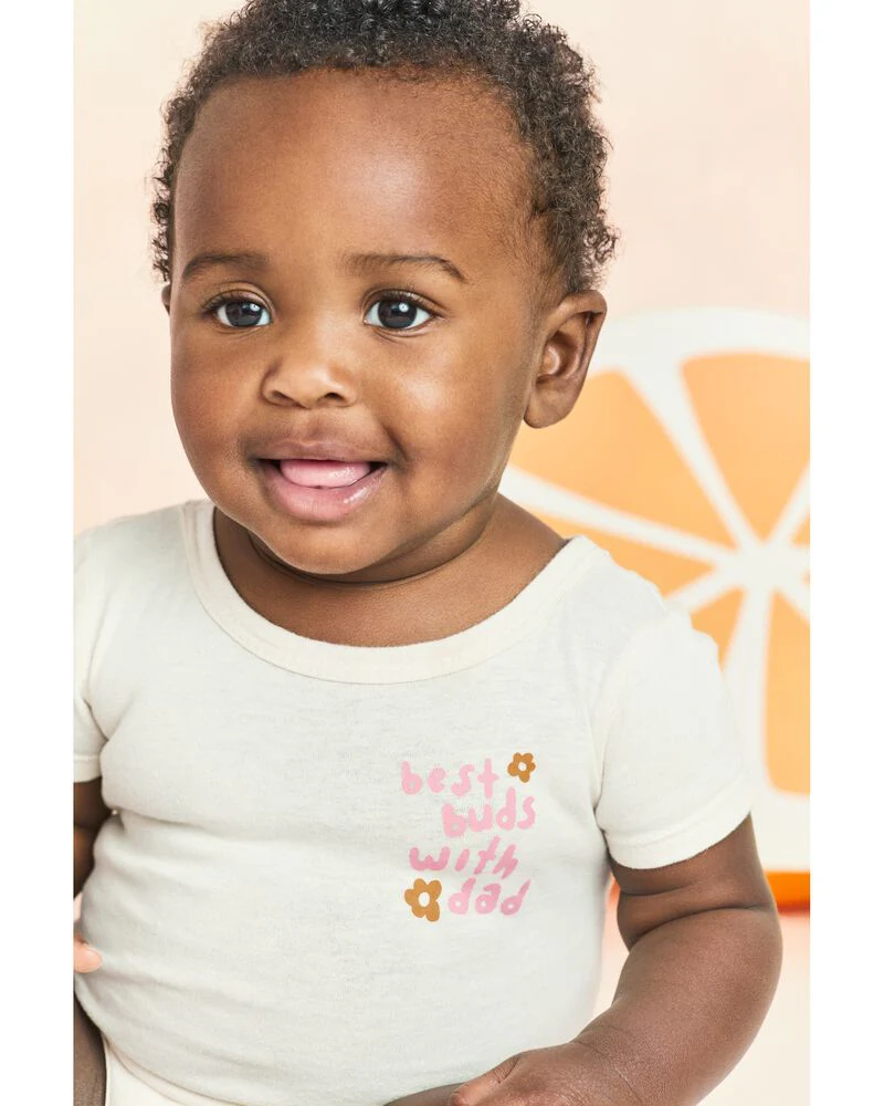 Carter's Best Buds With Dad Cotton Bodysuit
