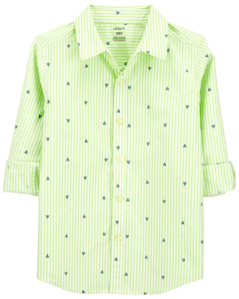 Carter's Sailboat Button-Down Shirt