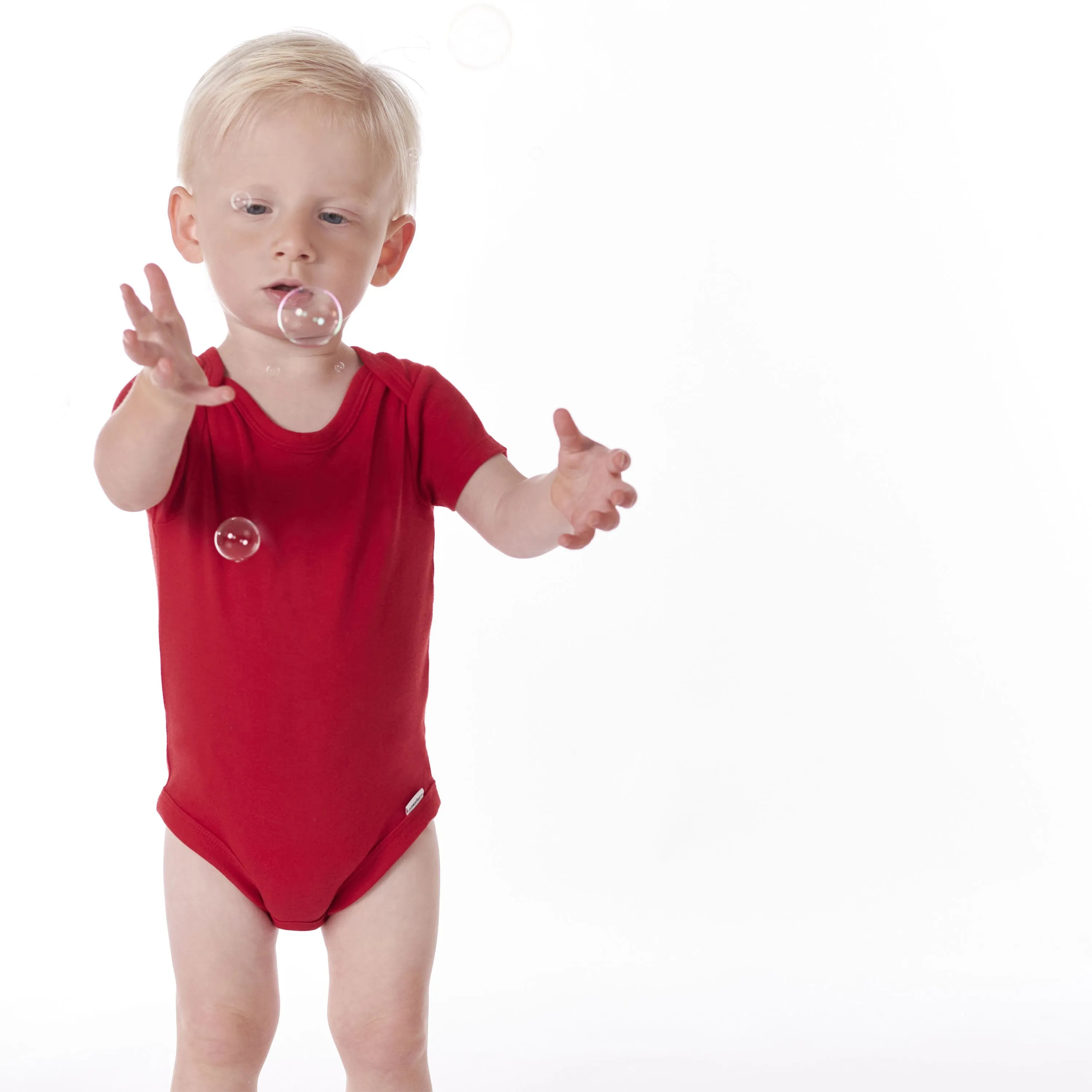 5-Pack Baby Red Onesies Bodysuits