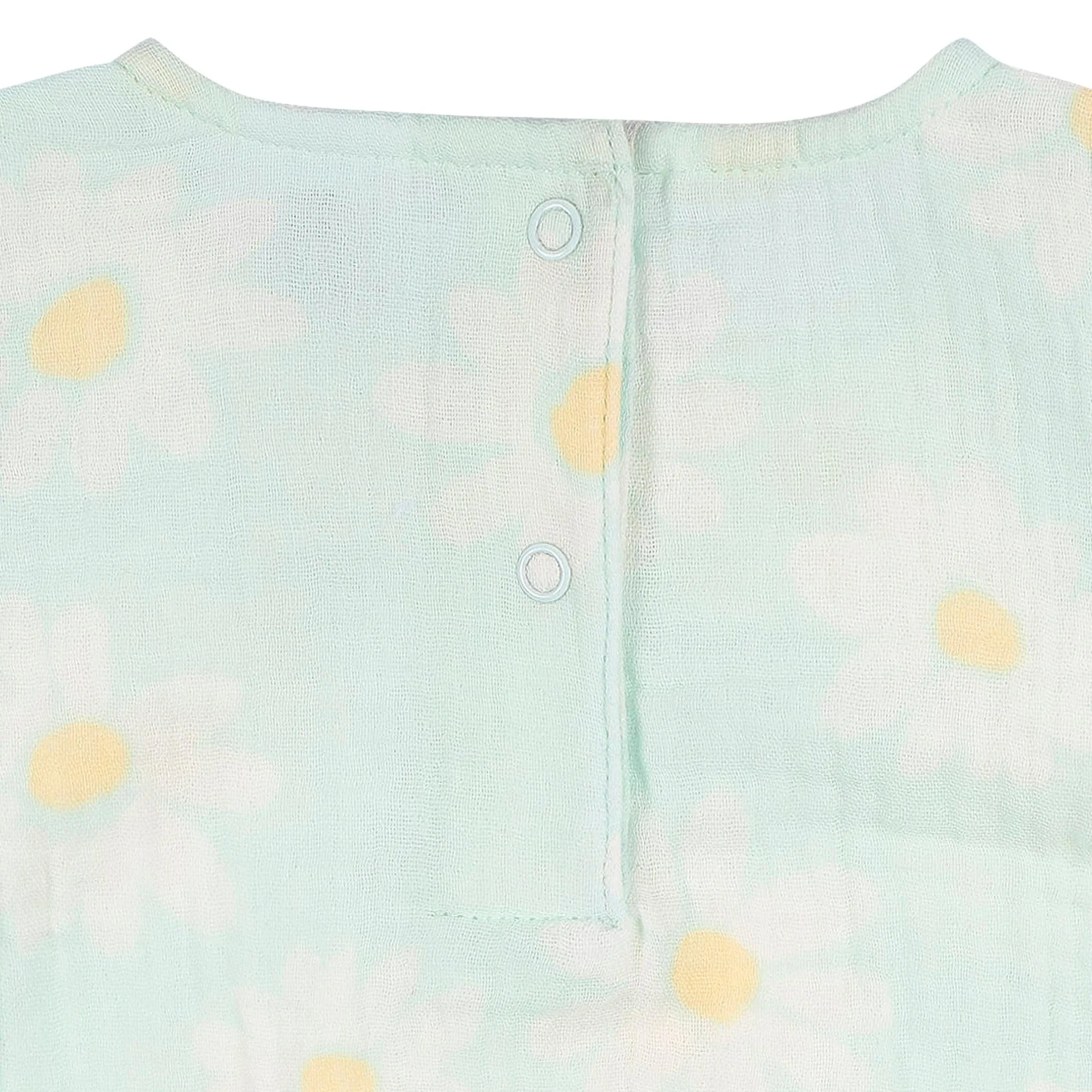 Baby Girls Daisies Gauze Sunsuit Romper