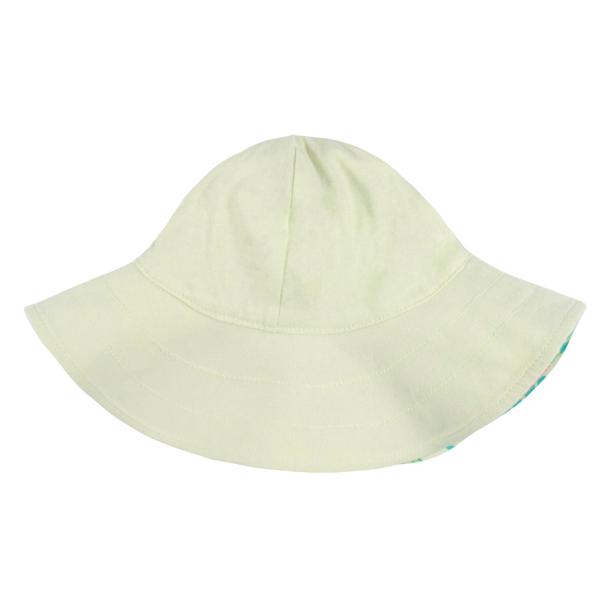 3-Piece Baby & Toddler Girls Flamingo Fun Dress, Diaper Cover & Reversible Sun Hat Set