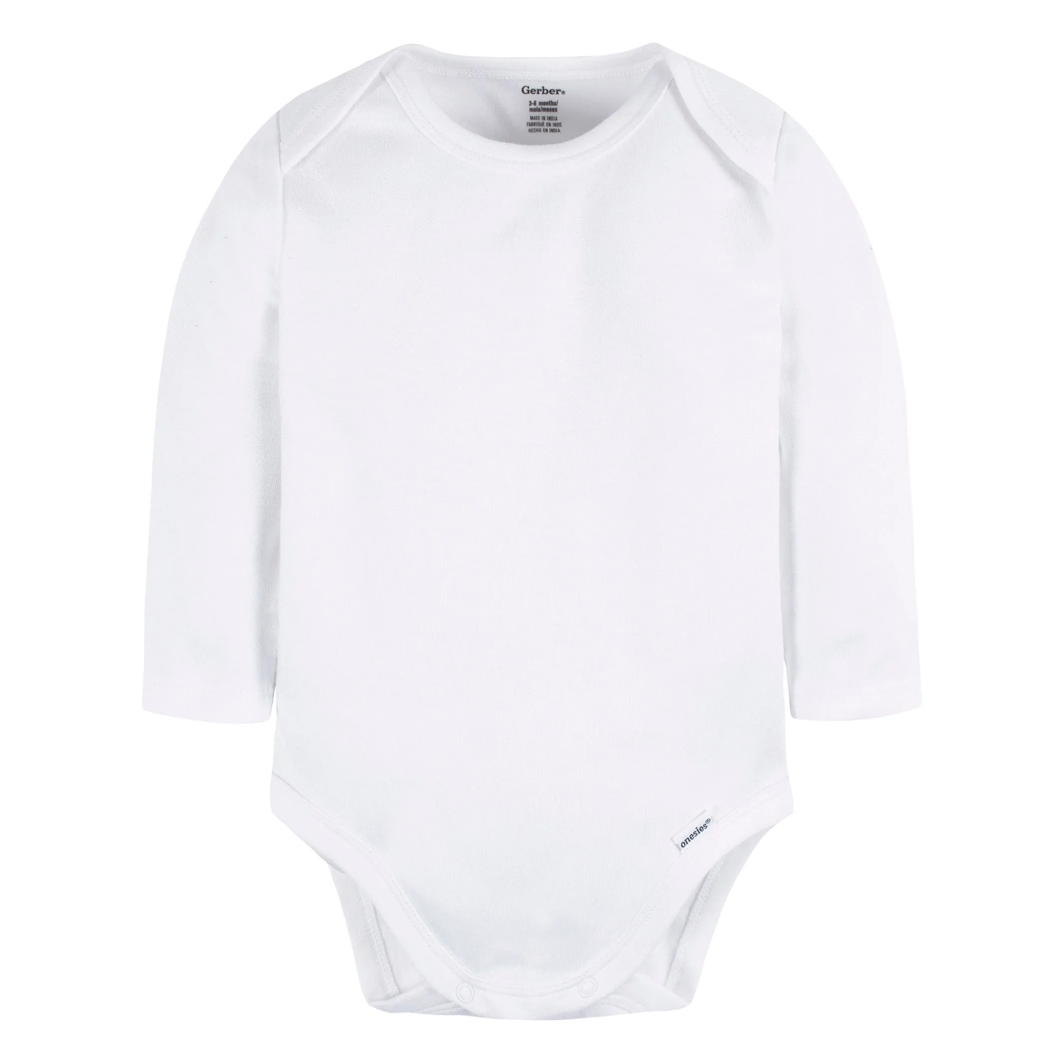 5-Pack Baby White Premium Long Sleeve Onesies Bodysuits