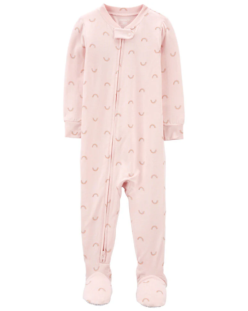 Carter's 1-Piece Rainbow PurelySoft Footie Pyjamas