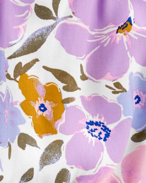 Oshkosh Toddler Floral Print LENZING™ ECOVERO™ Romper