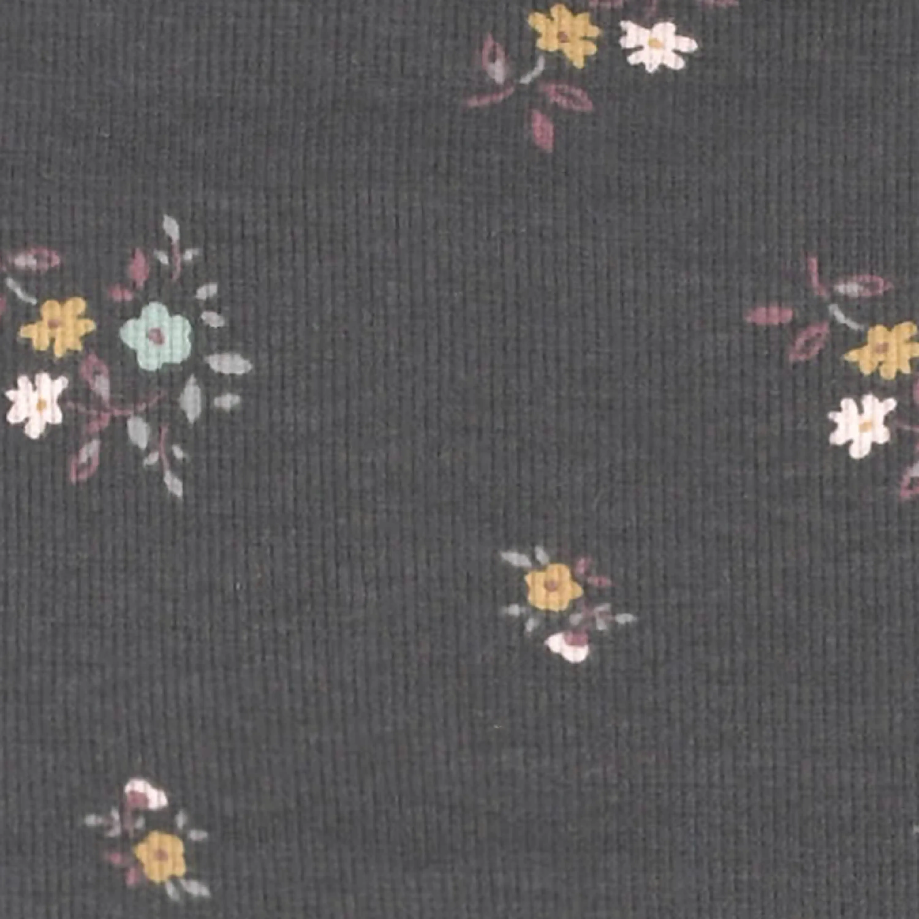 2-Pack Infant & Toddler Girls Mustard Floral Long Sleeve Dresses