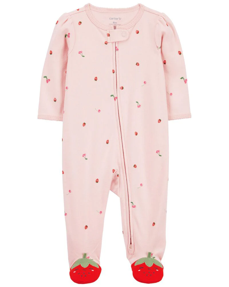 Carter's Strawberry Snap-Up Cotton Sleep and Play