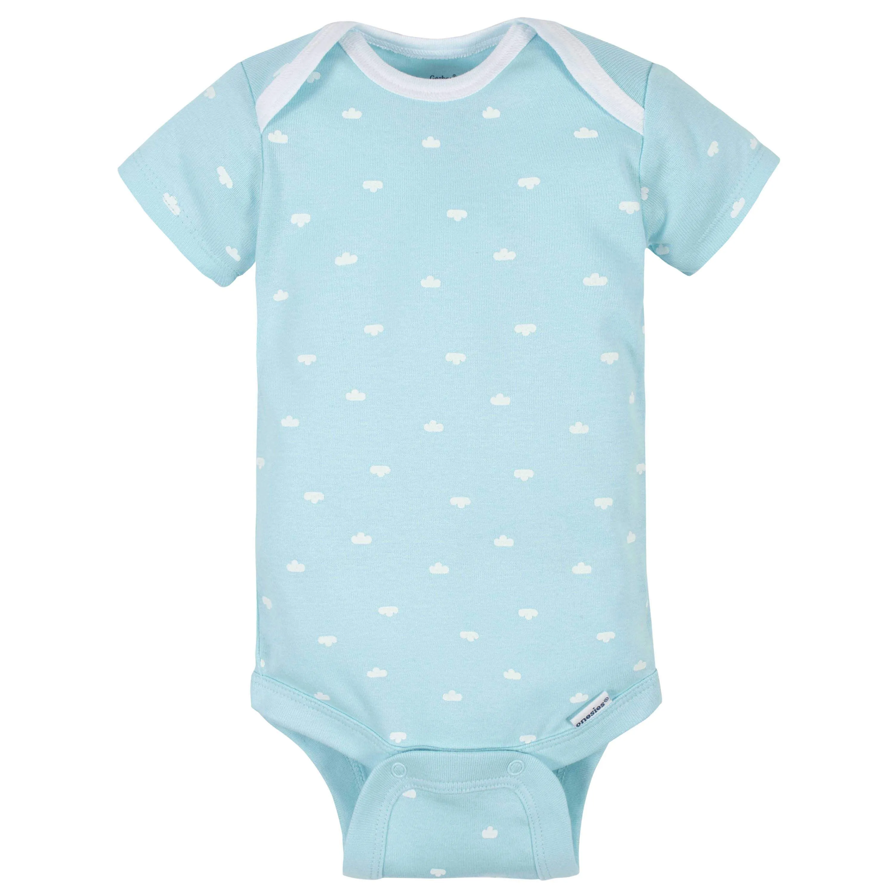 8-Pack Baby Neutral Words Short Sleeve Onesies Bodysuits