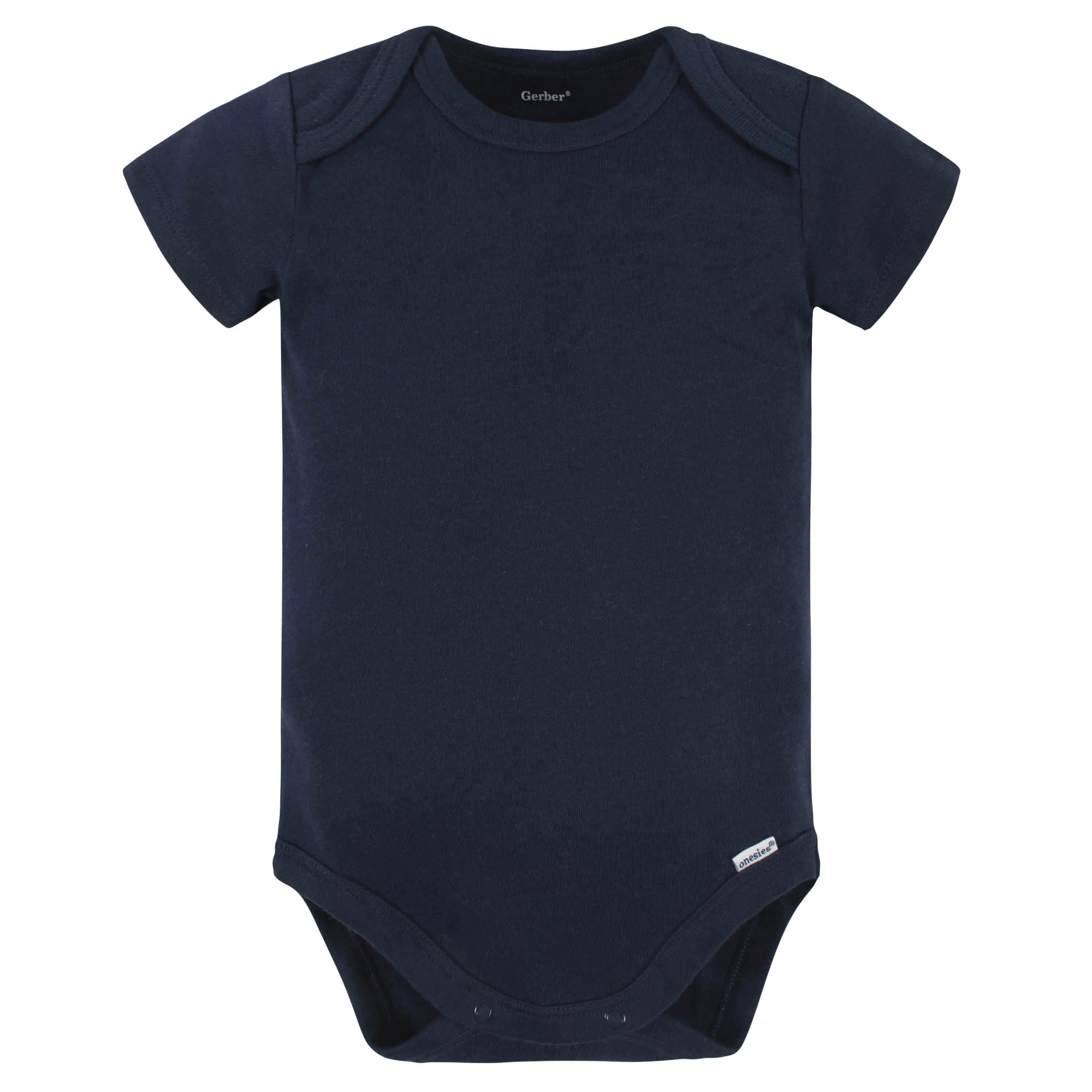5-Pack Baby Navy Premium Short Sleeve Onesies Bodysuits