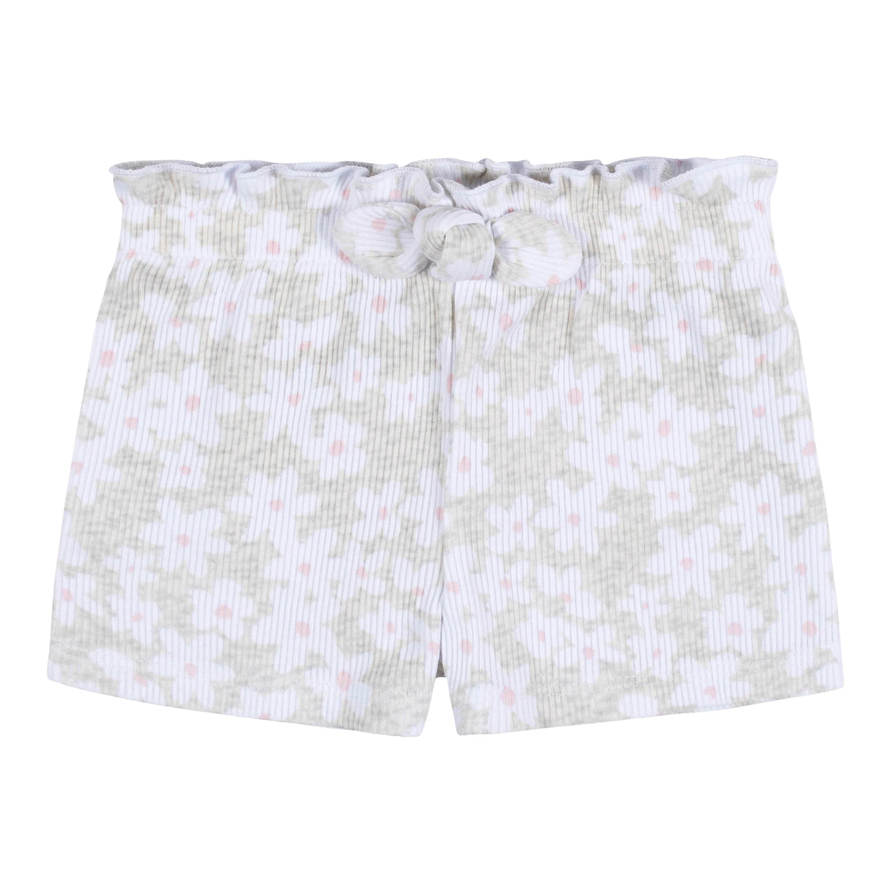 3-Pack Baby & Toddler Girls Sweet Florals Pull-On Knit Shorts
