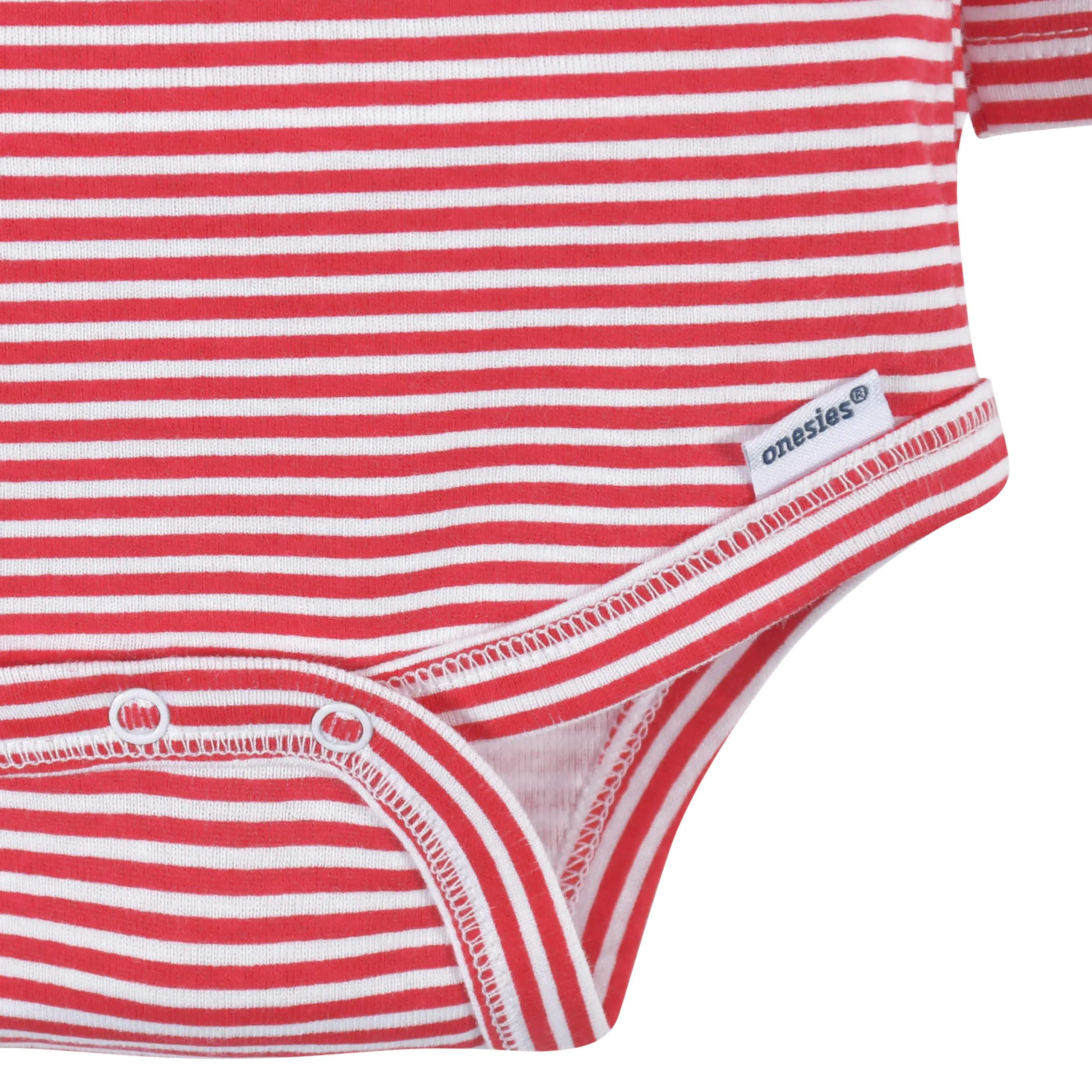 Baby Neutral Reindeer Long Sleeve Onesies Bodysuit