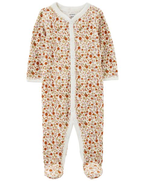 Carter's Baby Floral Snap-Up Thermal Sleep & Play