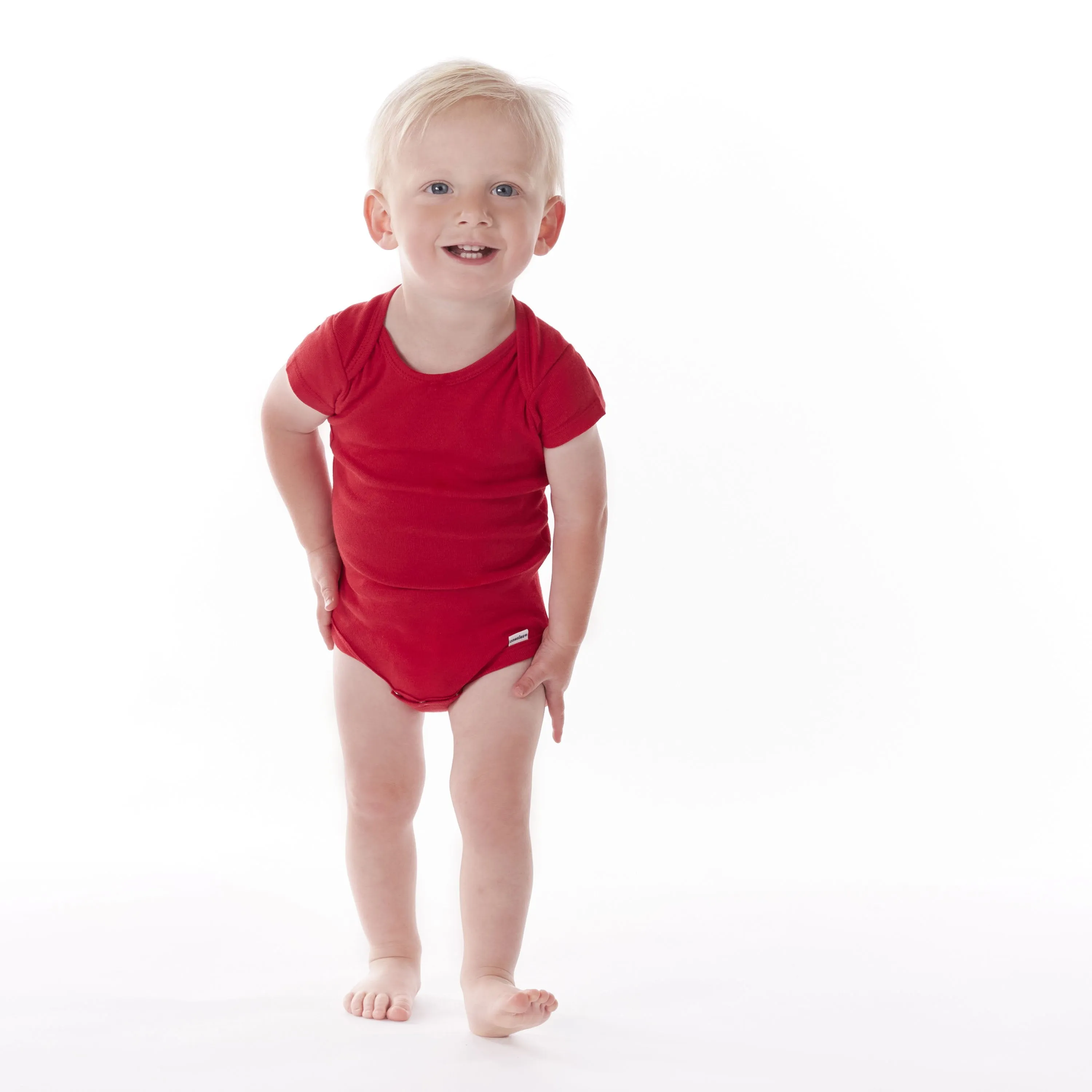 5-Pack Baby Red Onesies Bodysuits