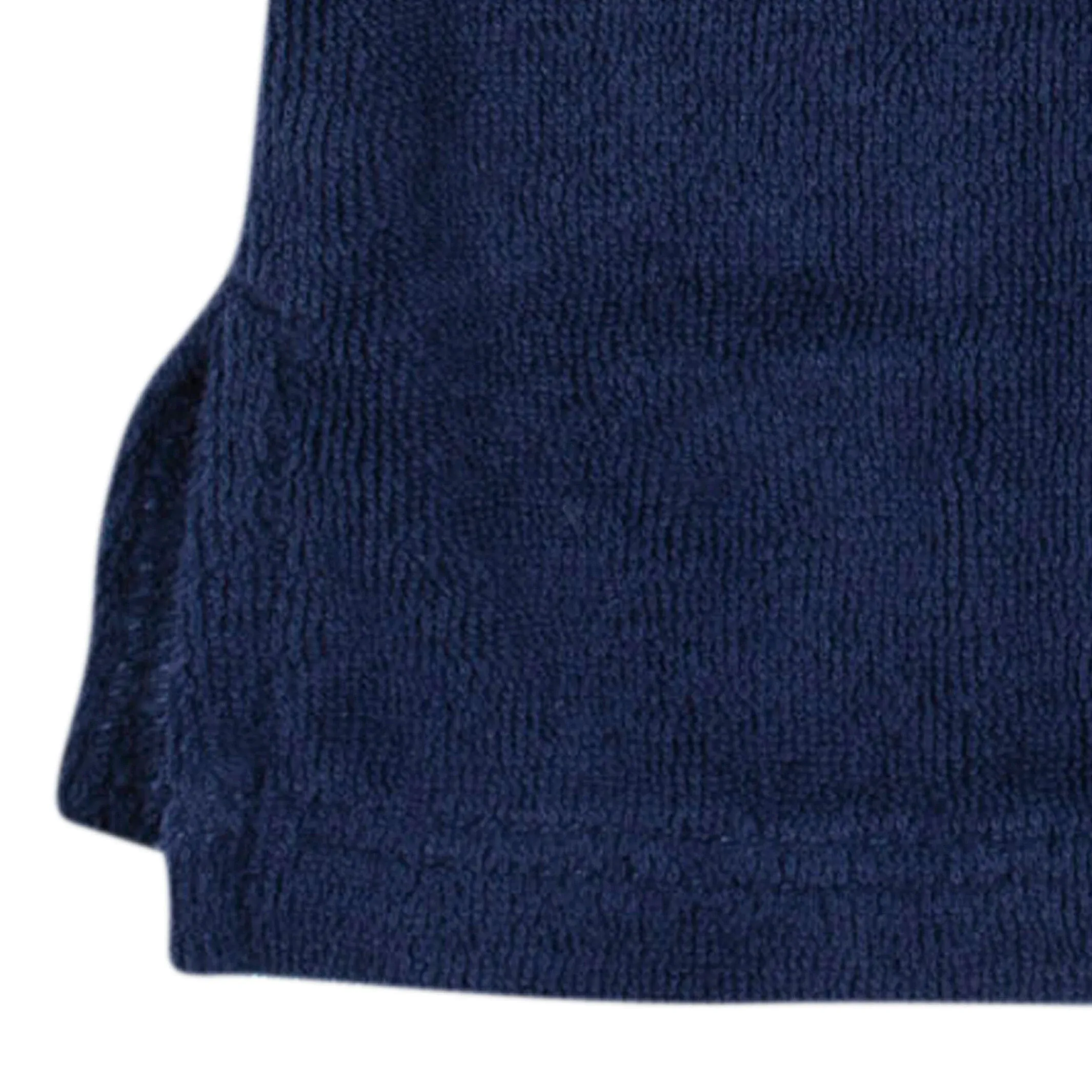 Baby & Toddler Girls Navy Hooded Kangaroo Pocket Terry Coverup