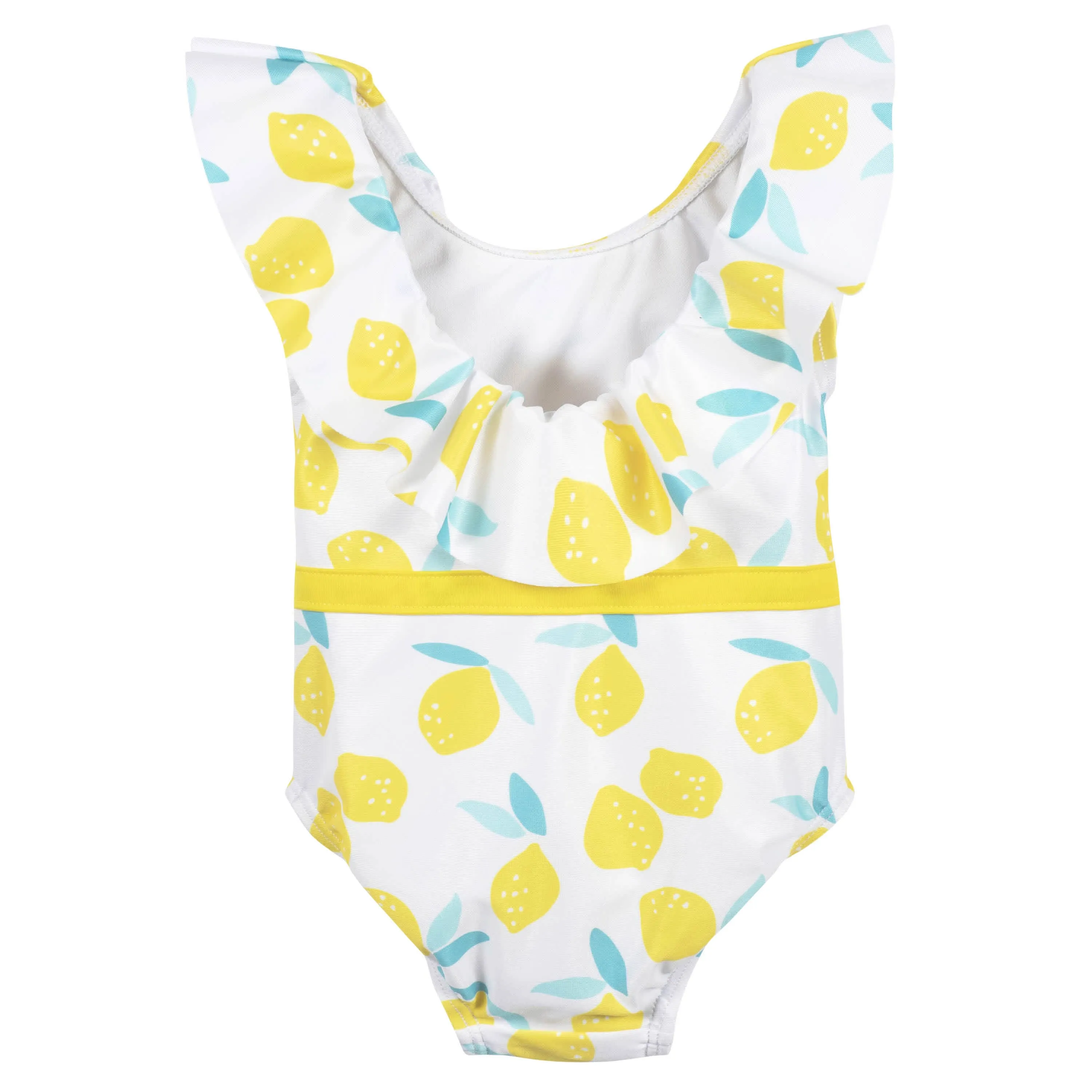 Baby & Toddler Girls Lemon Squeeze One-Piece Swimsuit With Ruffle