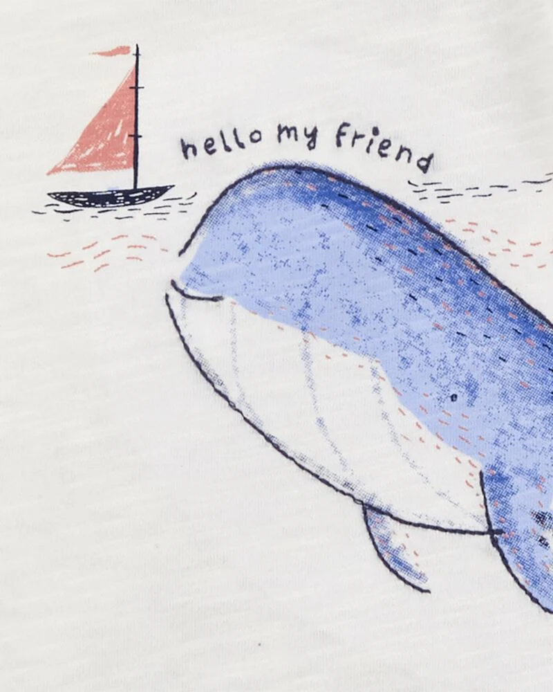 Carter's 3-Piece Whale Little Cardigan Set