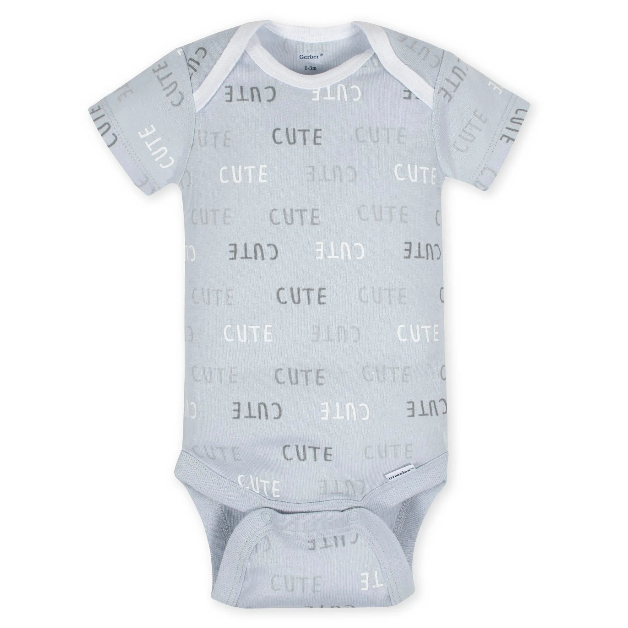 8-pack Baby Neutral Sheep Short Sleeve Onesies Bodysuits