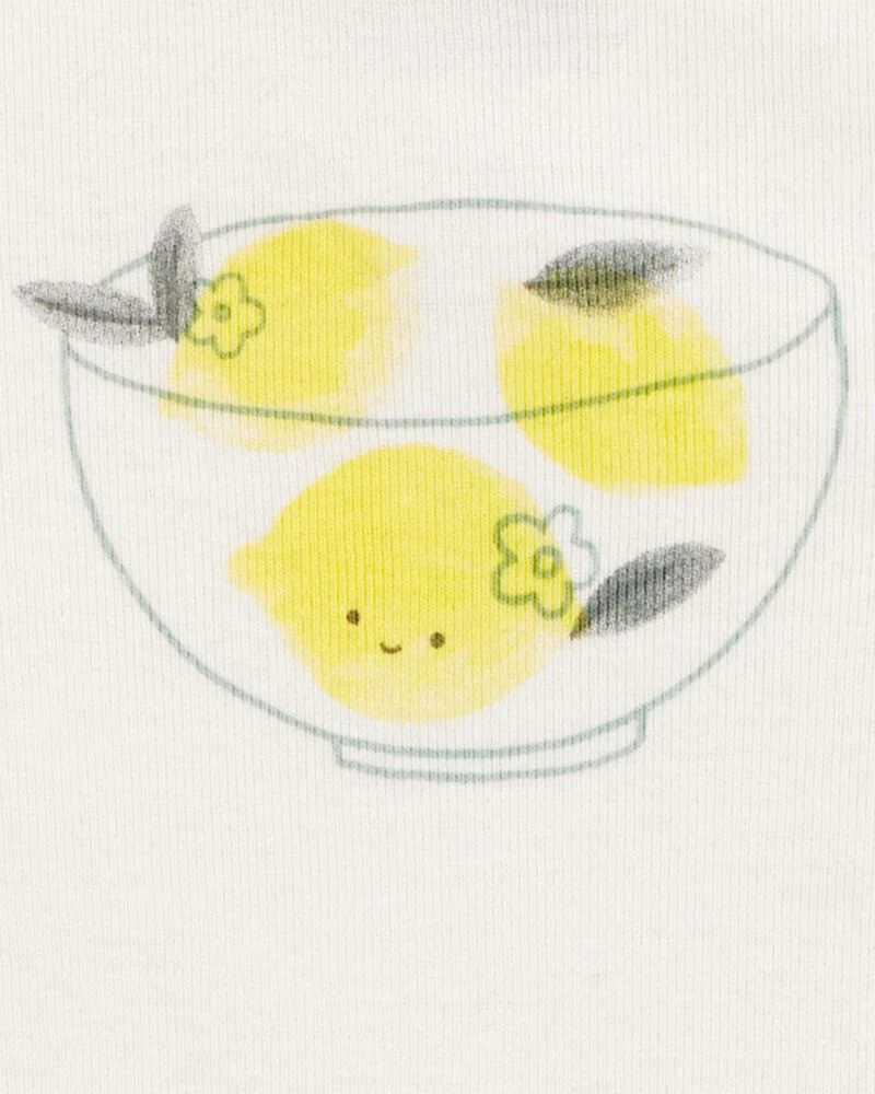 Carter's Baby 5-Pack Short-Sleeve Lemon Bodysuits