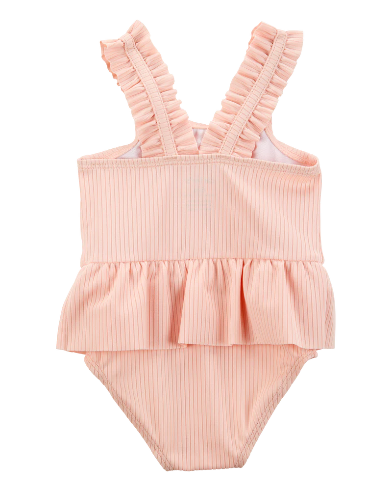 Carter's Baby 2-Piece Sun Hat & Ruffle 1-Piece Swimsuit Set