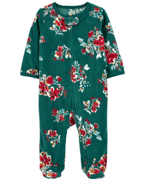 Carter's Floral Fleece Sleep & Play