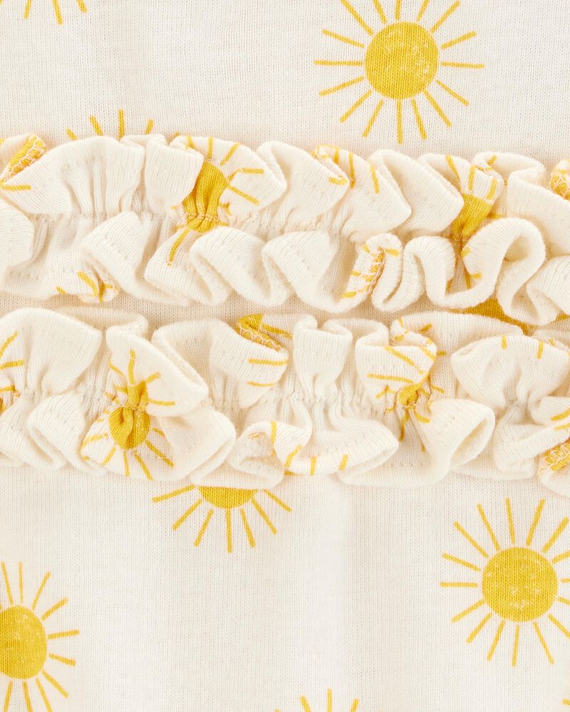 Carter's Baby Sun Cotton Short-Sleeve Romper - Cream