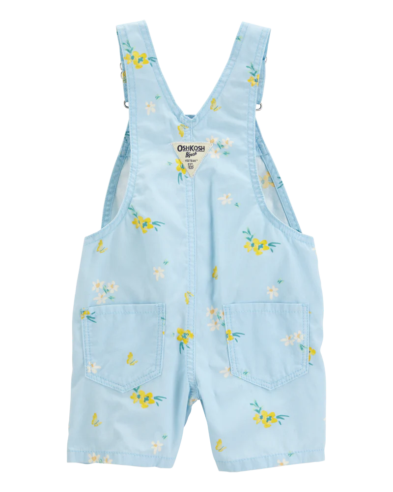 Oshkosh Baby Floral Striped Shortall