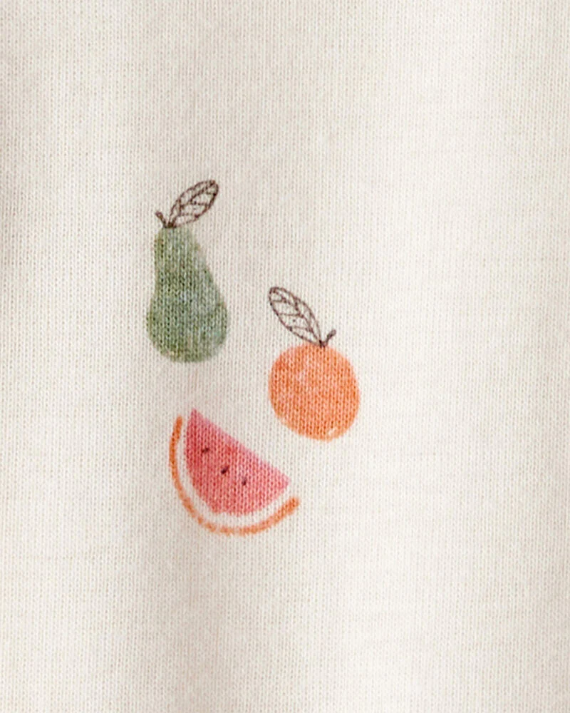 LITTLE PLANET Baby Organic Cotton Fruit-Print Sleep & Play