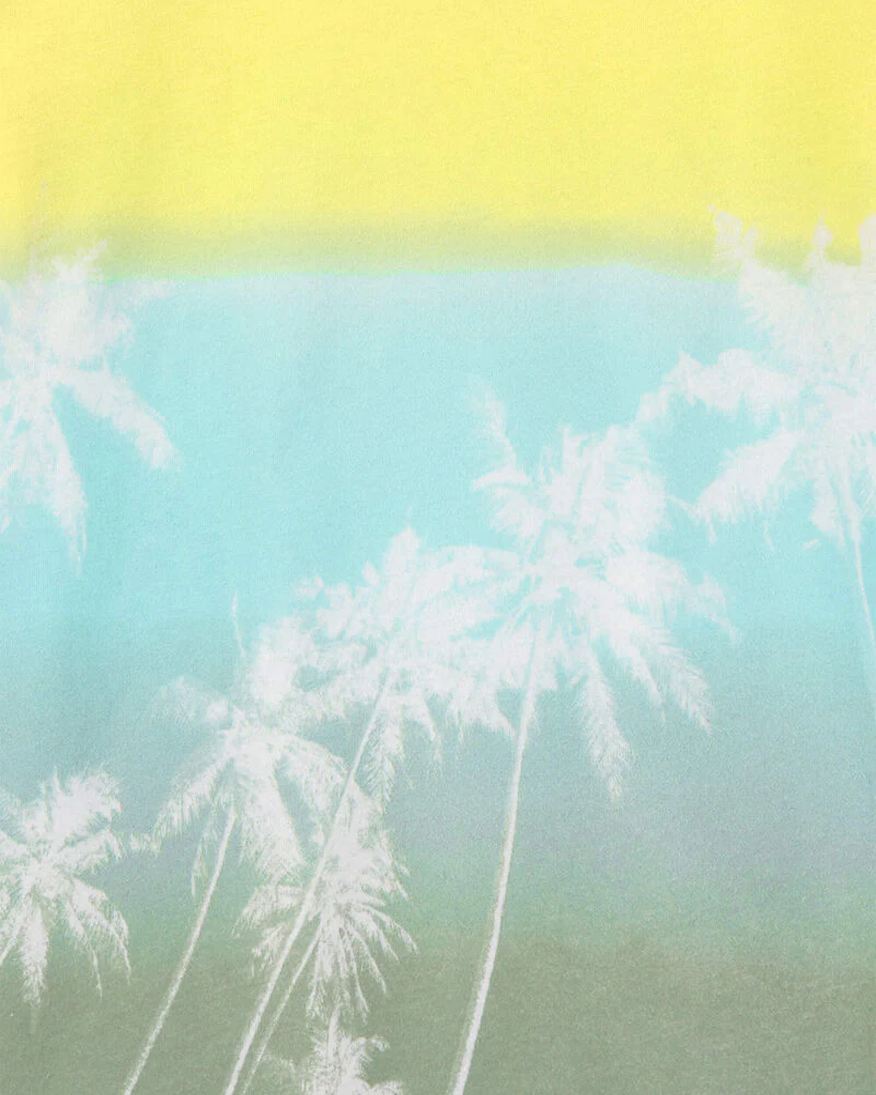 Oshkosh Kid Beach Print Ombre Tee