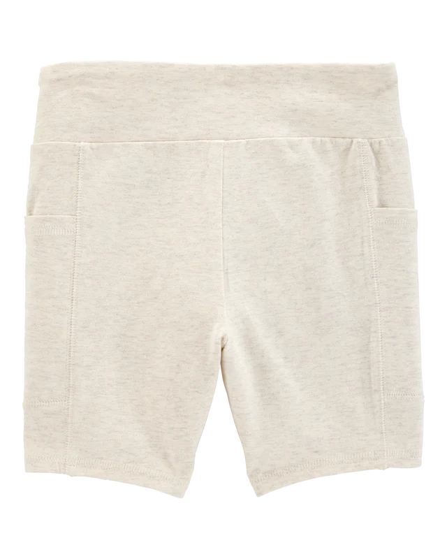 Oshkosh Kid High-Rise Bike Shorts - Cream
