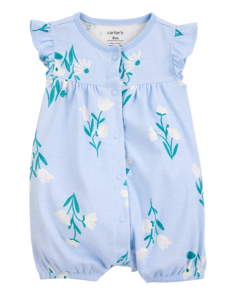 Carter's Baby Floral Flutter Romper