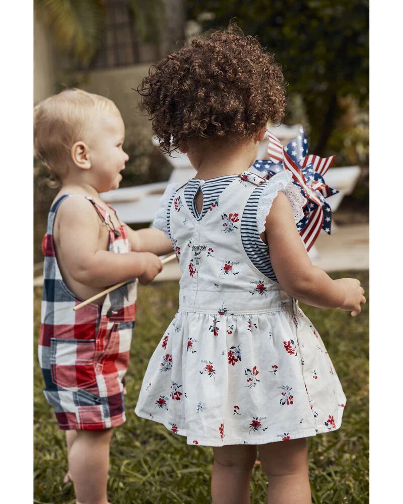 Oshkosh Baby Skirtall Floral Jumper Dress