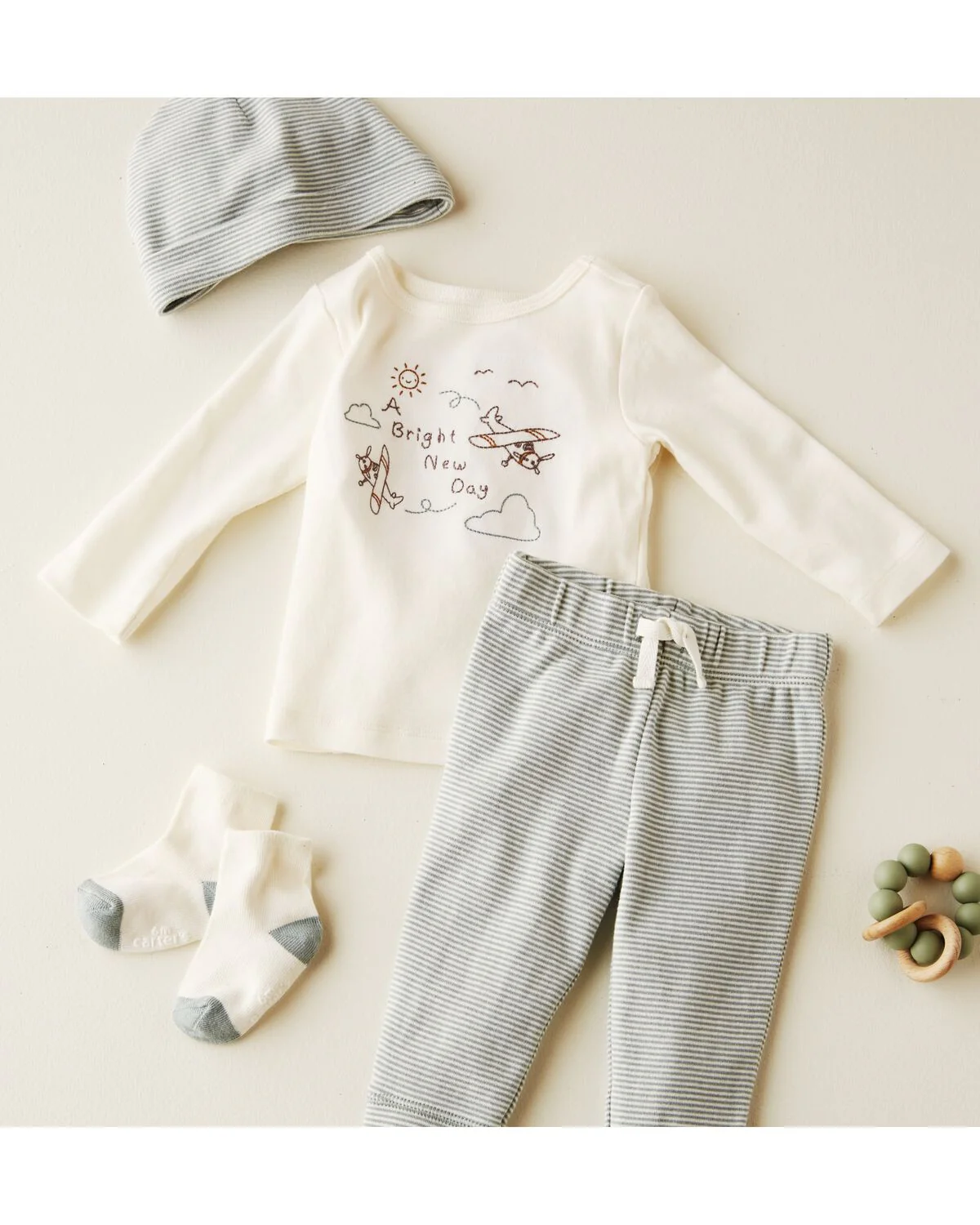 Carter's Baby 4-Piece Airplane Outfit Set