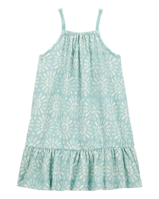 Carter's Toddler Floral Crinkle Jersey Dress