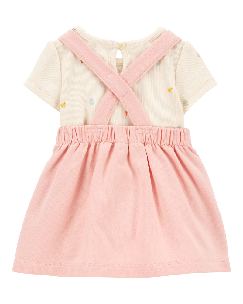 Carter's Baby 2-Piece Bunny Bodysuit & Jumper Set - Pink