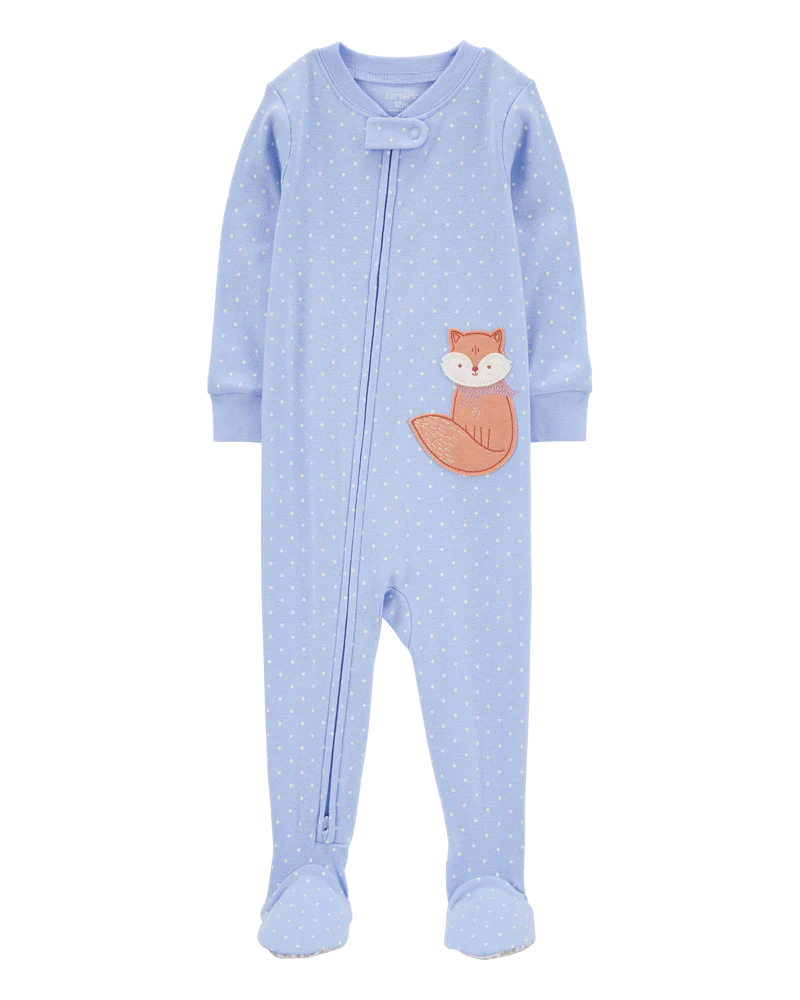 Carter's Baby 1-Piece Fox 100% Snug Fit Cotton Footie Pyjamas