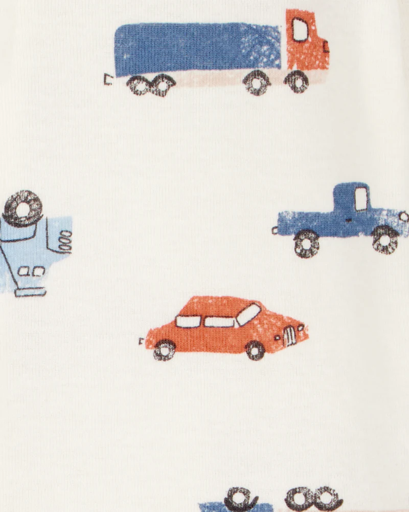 Carter's Toddler 1-Piece Cars 100% Snug Fit Cotton Footless Pyjamas
