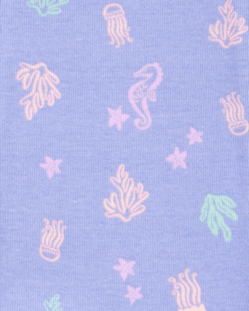 Carter's Toddler 1-Piece Jellyfish 100% Snug Fit Cotton Footless Pyjamas