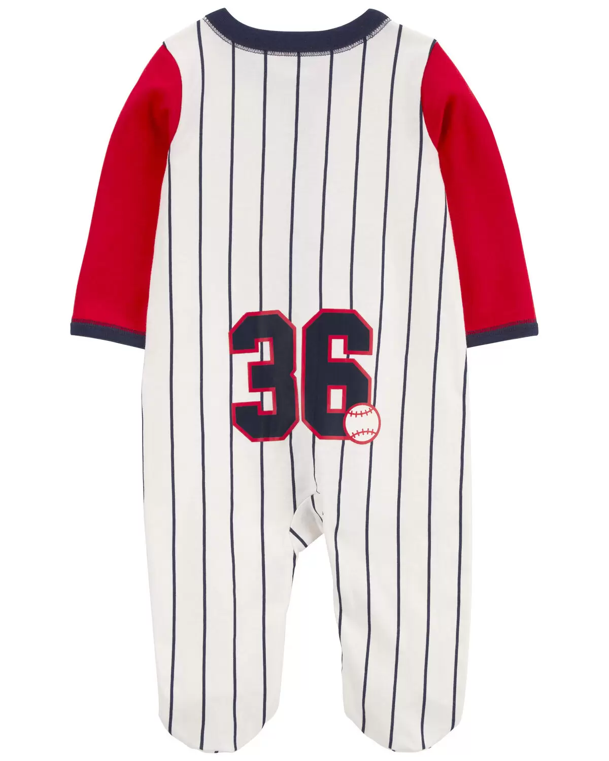 Carter's Baby Baseball Snap-Up Cotton Sleep and Play