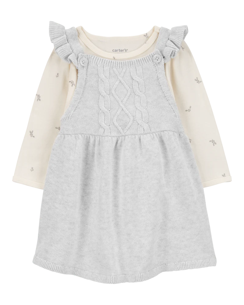 Carter's Baby 2-Piece Long-Sleeve Bodysuit & Sweater Knit Jumper Set