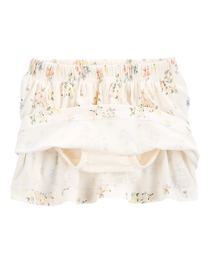 Carter's Baby 2-Piece Bunny Floral Skort Outfit Set