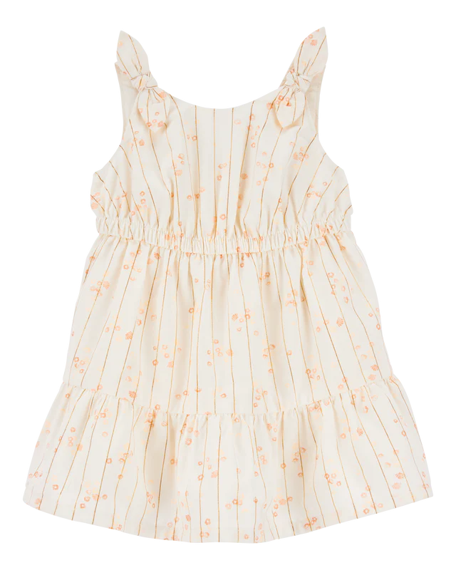 Carter's Baby Floral Tiered Dress - Ivory