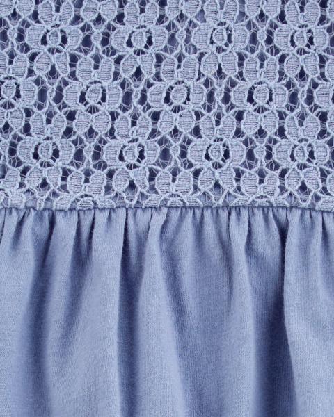 Carter's Baby Eyelet Chambray Dress